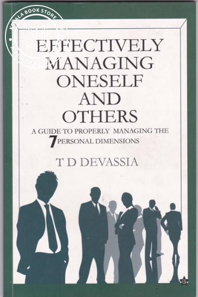 Cover Image of Book Effectively Managing Oneself and others