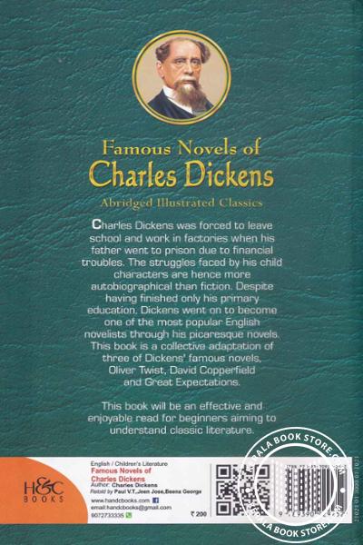 back image of Famous Novels of Charles Dickens