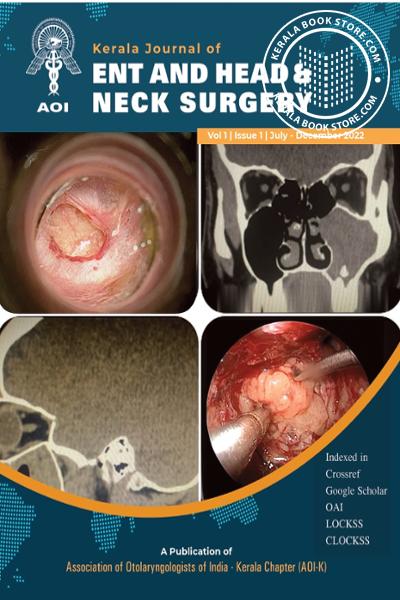 Image of Book Kerala Journal of ENT and Head and Neck Surgery - Vol 1 - Issue 1 - July December 2022 -