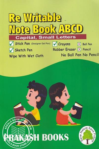 Image of Book Re Writable Note Book ABCD