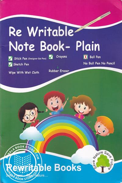 Image of Book Re Writable Note Book - Plain