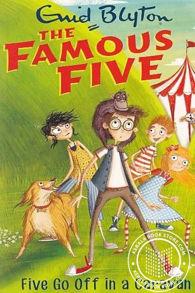 Cover Image of Book The Famous Five -5 Five go Off in a caravan